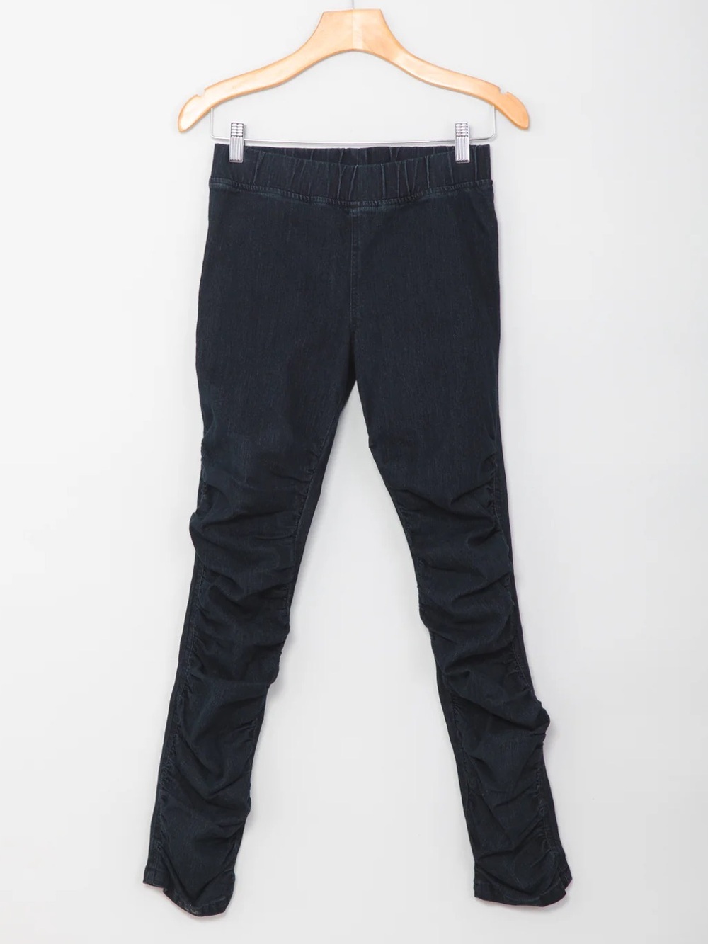 Prairie Underground Women's Medium Glove Legging in Denim Side Stripe Pull-On